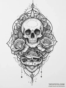 Tattoo sketch cosmic essence, tattoo sketch d... - эскиз тату (№1755910313_0, 23.08.2025 00:51) — Tatufoto.com