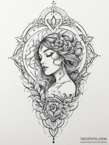Tattoo sketch cosmic love, tattoo flash sheet... - эскиз тату (№1755911328_0, 23.08.2025 01:08) — Tatufoto.com