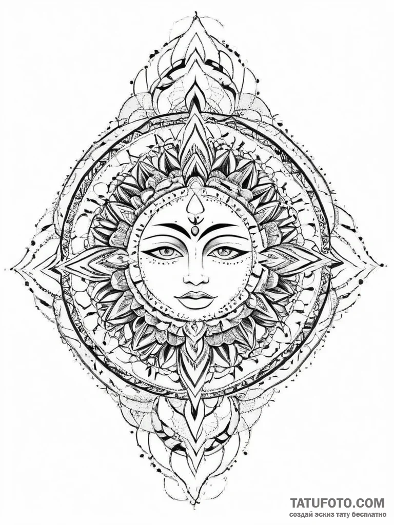 Tattoo sketch mask, artistic tattoo sketch, g... - эскиз тату (№1755913104_0, 23.08.2025 01:38) — Tatufoto.com