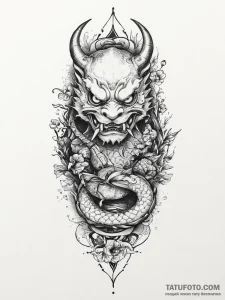 Tattoo sketch goblin with a knife, tattoo fla... - эскиз тату (№1755913321_0, 23.08.2025 01:42) — Tatufoto.com