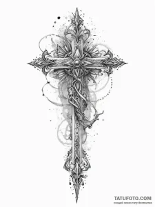 Tattoo sketch cosplay fantasy sword, tattoo l... - эскиз тату (№1755914124_0, 23.08.2025 01:55) — Tatufoto.com