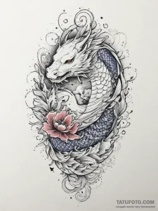Tattoo sketch periwinkle, tattoo sketch desig... - эскиз тату (№1755916113_0, 23.08.2025 02:28) — Tatufoto.com
