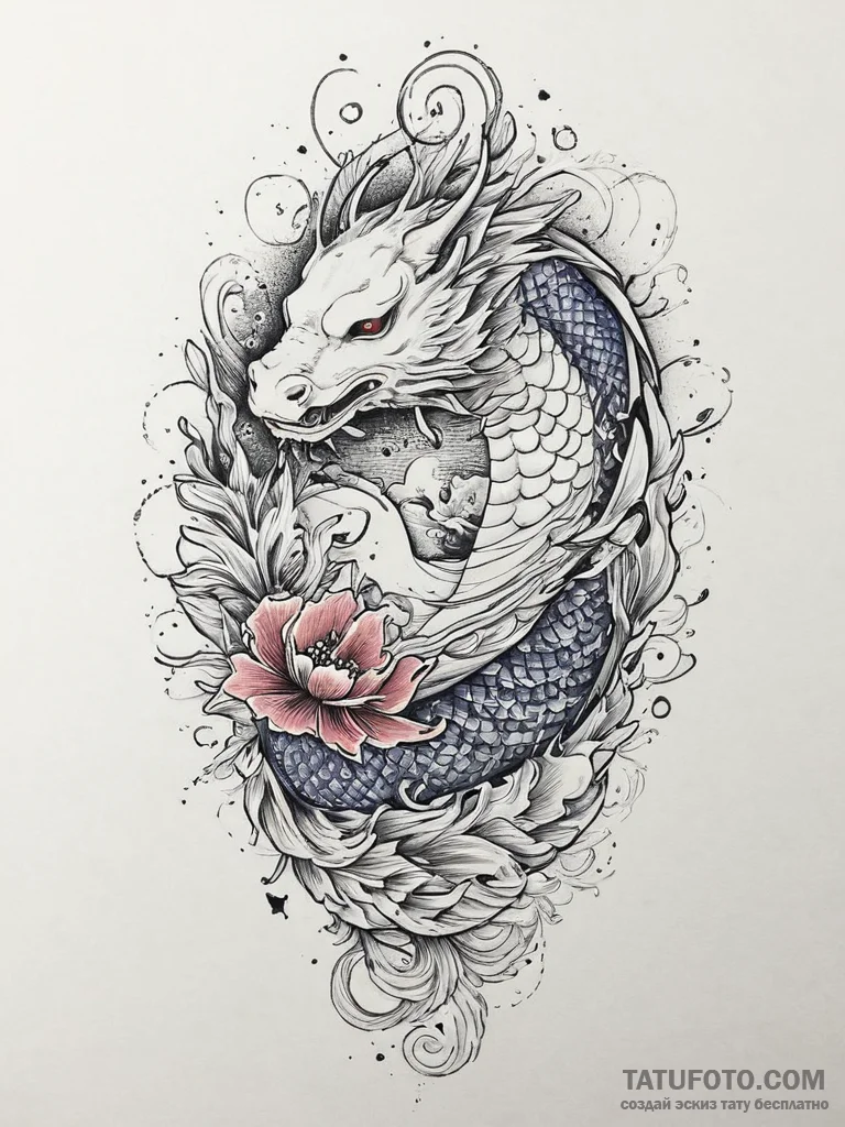 Tattoo sketch periwinkle, tattoo sketch desig... - эскиз тату (№1755916113_0, 23.08.2025 02:28) — Tatufoto.com