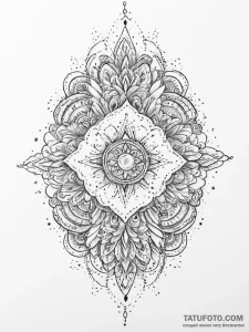 Tattoo sketch cosmic representation, tattoo f... - эскиз тату (№1755916703_0, 23.08.2025 02:38) — Tatufoto.com