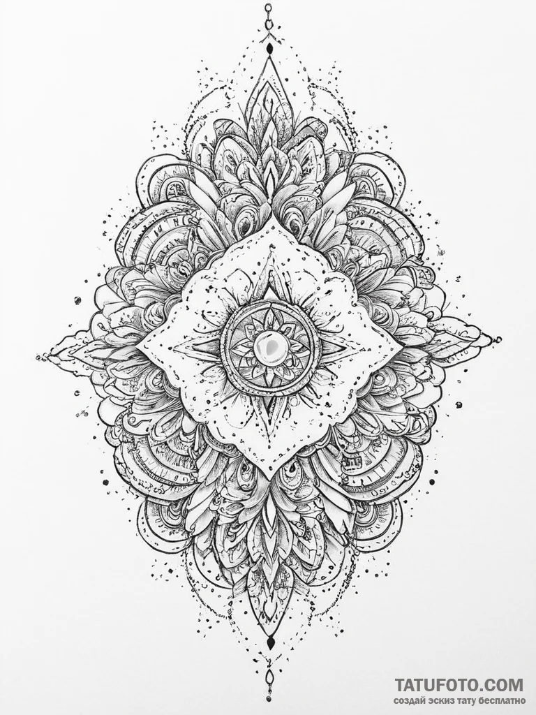 Tattoo sketch cosmic representation, tattoo f... - эскиз тату (№1755916703_0, 23.08.2025 02:38) — Tatufoto.com