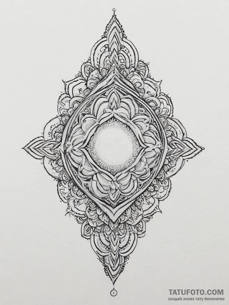 Tattoo sketch opal, tattoo sketch design, on... - эскиз тату (№1755917874_0, 23.08.2025 02:57) — Tatufoto.com