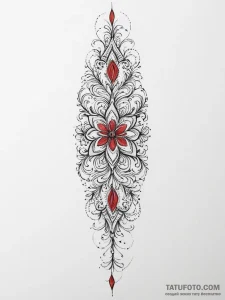 Tattoo sketch leg, tattoo sketch design, blac... - эскиз тату (№1755925235_0, 23.08.2025 05:00) — Tatufoto.com
