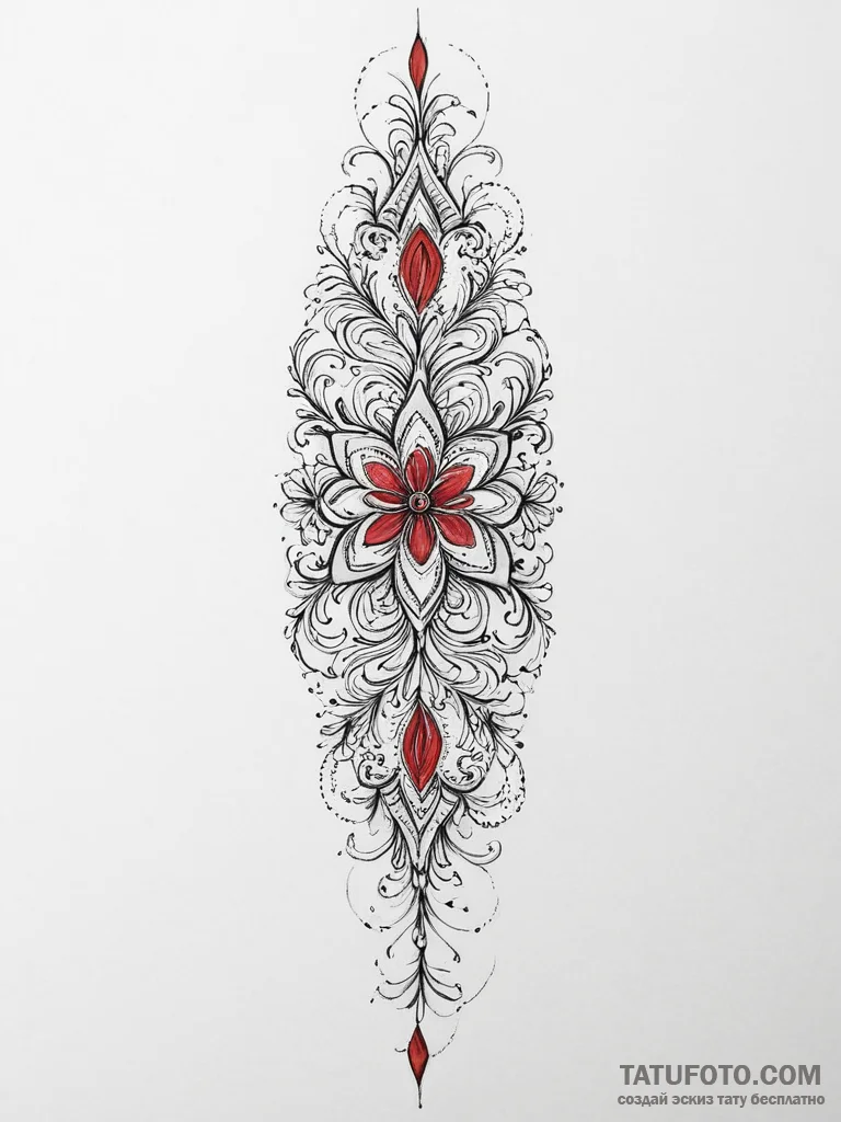 Tattoo sketch leg, tattoo sketch design, blac... - эскиз тату (№1755925235_0, 23.08.2025 05:00) — Tatufoto.com