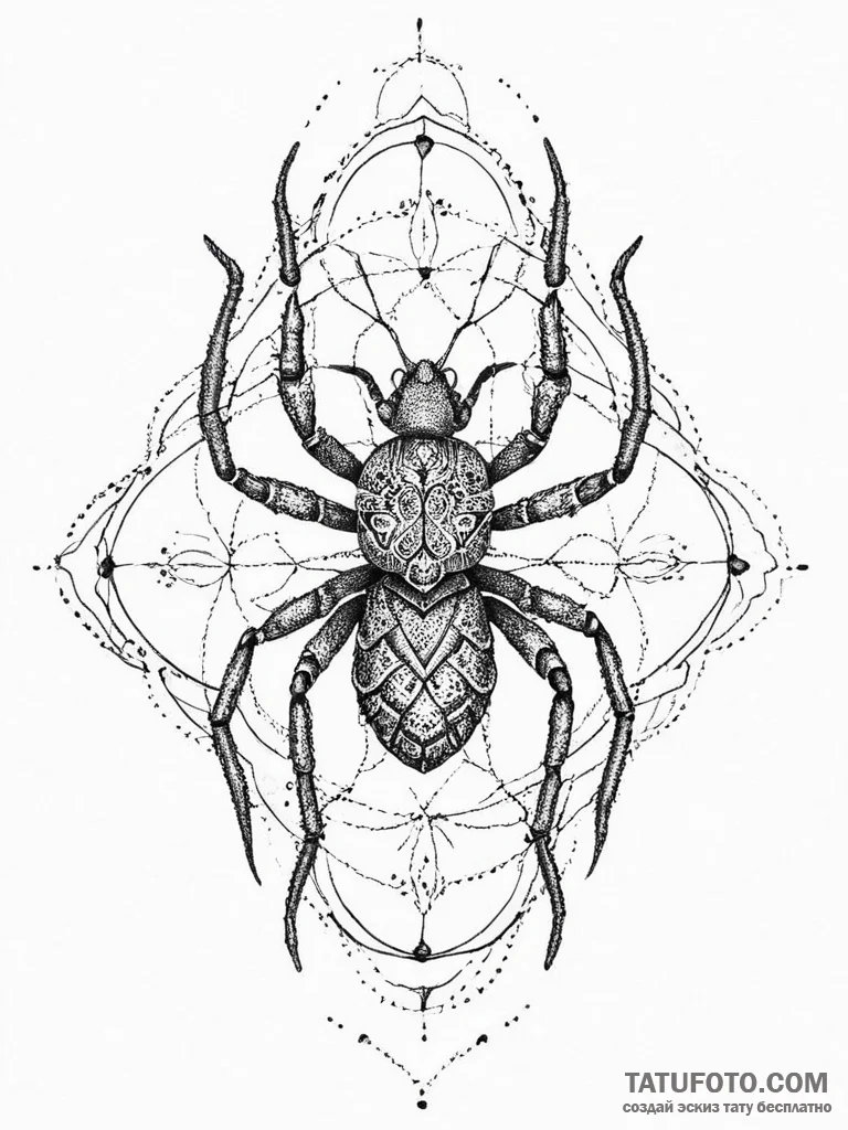 Tattoo sketch assassin bug, tattoo line art,... - эскиз тату (№1755925649_0, 23.08.2025 05:07) — Tatufoto.com