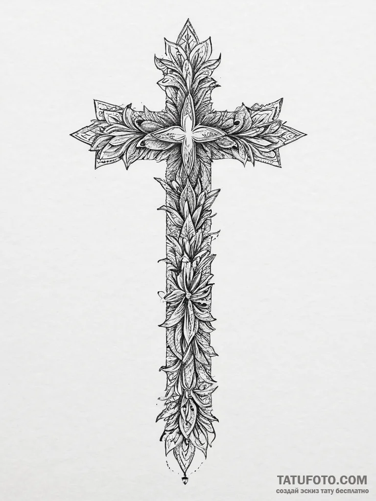 Tattoo sketch holy beginning, ink illustratio... - эскиз тату (№1755925843_0, 23.08.2025 05:10) — Tatufoto.com