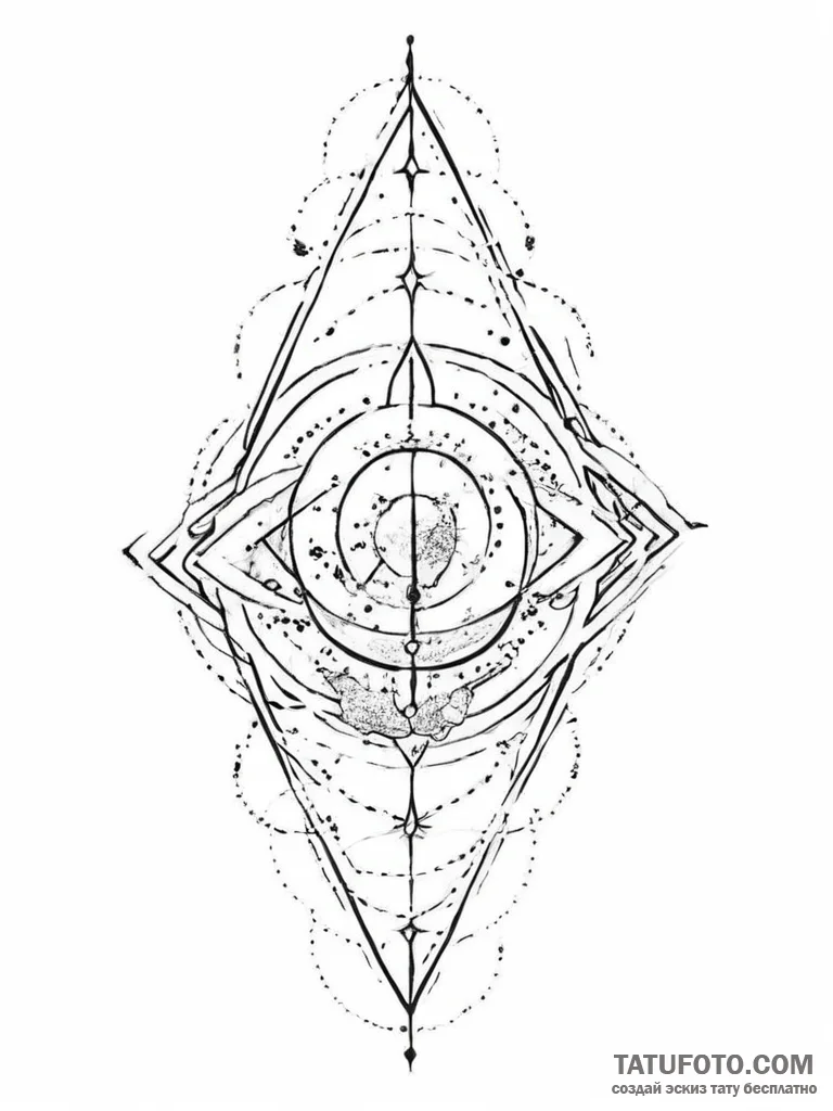 Tattoo sketch cosmic history, tattoo sketch d... - эскиз тату (№1755926650_0, 23.08.2025 05:24) — Tatufoto.com