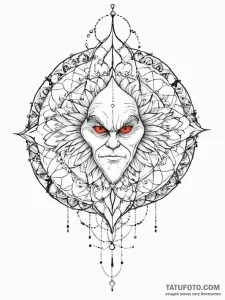 Tattoo sketch the grinch with a wing, artisti… — эскиз тату (№1755968623_0, 23.08.2025 17:03) — Tatufoto.com