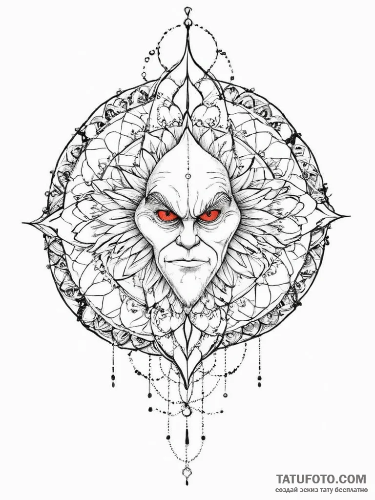 Tattoo sketch the grinch with a wing, artisti... - эскиз тату (№1755968623_0, 23.08.2025 17:03) — Tatufoto.com