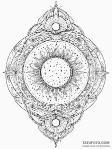 Tattoo sketch cosmic sphere, tattoo flash she… — эскиз тату (№1755971184_0, 23.08.2025 17:46) — Tatufoto.com
