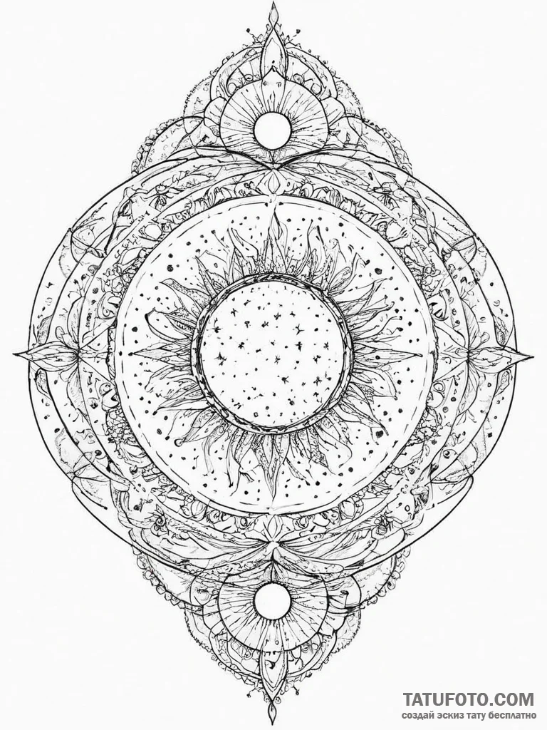 Tattoo sketch cosmic sphere, tattoo flash she... - эскиз тату (№1755971184_0, 23.08.2025 17:46) — Tatufoto.com