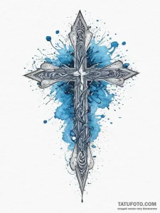 Tattoo sketch blue, concept art for tattoo, s… — эскиз тату (№1755971583_0, 23.08.2025 17:53) — Tatufoto.com