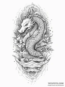 Tattoo sketch mystical essence, ink illustrat... - эскиз тату (№1755975102_0, 23.08.2025 18:51) — Tatufoto.com