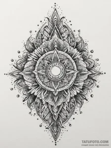 Tattoo sketch aura, artistic tattoo sketch, v... - эскиз тату (№1755977505_0, 23.08.2025 19:31) — Tatufoto.com