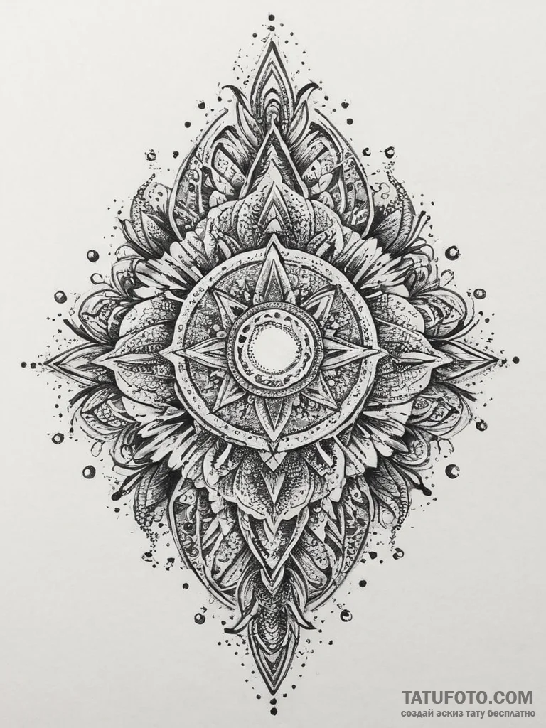 Tattoo sketch aura, artistic tattoo sketch, v... - эскиз тату (№1755977505_0, 23.08.2025 19:31) — Tatufoto.com