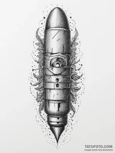 Tattoo sketch bullet casing, tattoo flash she... - эскиз тату (№1755980297_0, 23.08.2025 20:18) — Tatufoto.com