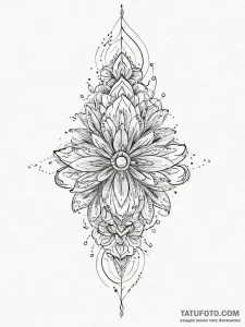 Tattoo sketch hidden, tattoo drawing outline,... - эскиз тату (№1755980885_0, 23.08.2025 20:28) — Tatufoto.com