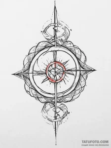 Tattoo sketch ingwaz rune with a spiral, tatt... - эскиз тату (№1755981668_0, 23.08.2025 20:41) — Tatufoto.com