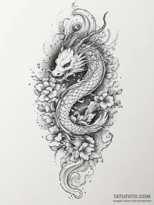 Tattoo sketch mystical ascension, tattoo sket... - эскиз тату (№1755982262_0, 23.08.2025 20:51) — Tatufoto.com