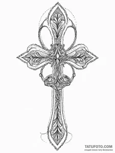 Tattoo sketch ankh with a bird, tattoo drawin... - эскиз тату (№1755982654_0, 23.08.2025 20:57) — Tatufoto.com