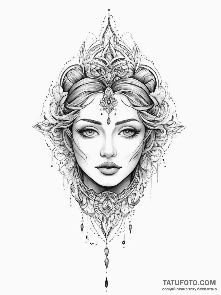 Tattoo sketch a symbolic emotion - эскиз тату (№1755986603_0, 23.08.2025 22:03) — Tatufoto.com