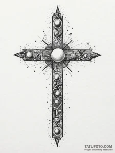 Tattoo sketch cosmic ground, tattoo sketch de... - эскиз тату (№1755988385_0, 23.08.2025 22:33) — Tatufoto.com