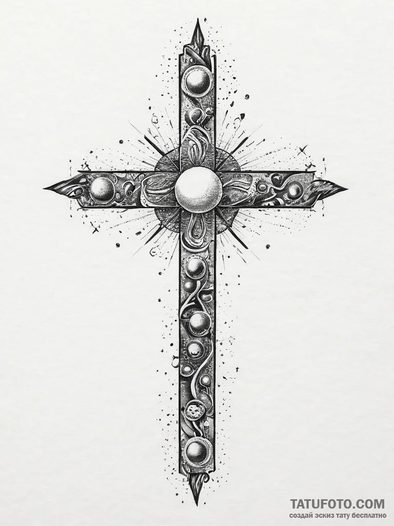 Tattoo sketch cosmic ground, tattoo sketch de... - эскиз тату (№1755988385_0, 23.08.2025 22:33) — Tatufoto.com