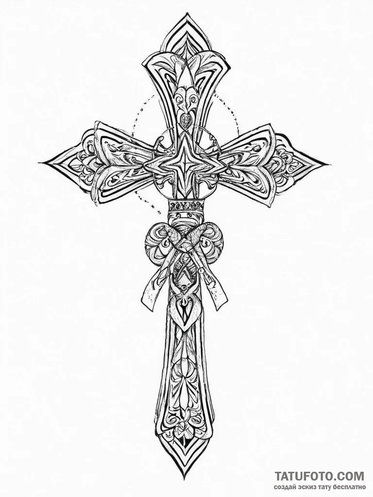 Tattoo sketch egyptian ankh, ink illustration... - эскиз тату (№1755990365_0, 23.08.2025 23:06) — Tatufoto.com