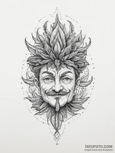 Tattoo sketch mandrake root, concept art for... - эскиз тату (№1755994777_0, 24.08.2025 00:19) — Tatufoto.com