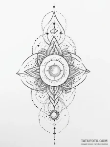 Tattoo sketch cosmic essence - эскиз тату (№1755998963_0, 24.08.2025 01:29) — Tatufoto.com