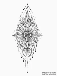 Tattoo sketch needle, tattoo drawing outline,... - эскиз тату (№1755999763_0, 24.08.2025 01:42) — Tatufoto.com