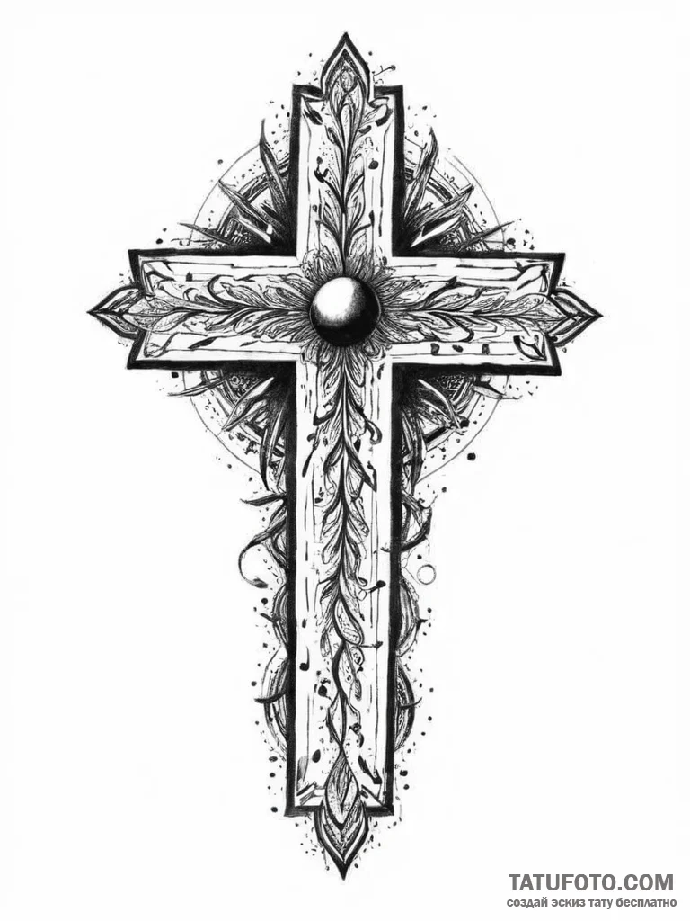 Tattoo sketch cosmic land, ink illustration f... - эскиз тату (№1756002402_0, 24.08.2025 02:26) — Tatufoto.com