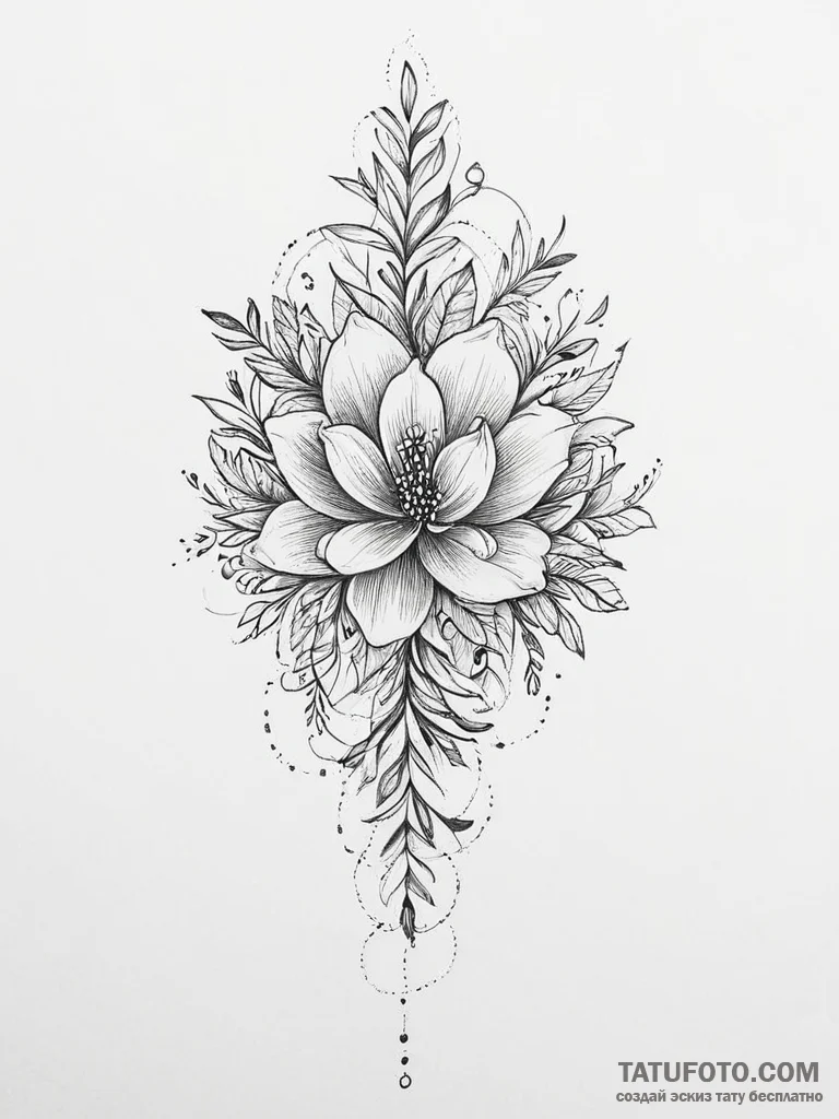 Tattoo sketch whimsical tattoo - эскиз тату (№1756003816_0, 24.08.2025 02:50) — Tatufoto.com