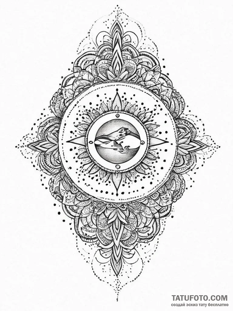 Tattoo sketch holy seal, tattoo sketch design... - эскиз тату (№1756006043_0, 24.08.2025 03:27) — Tatufoto.com
