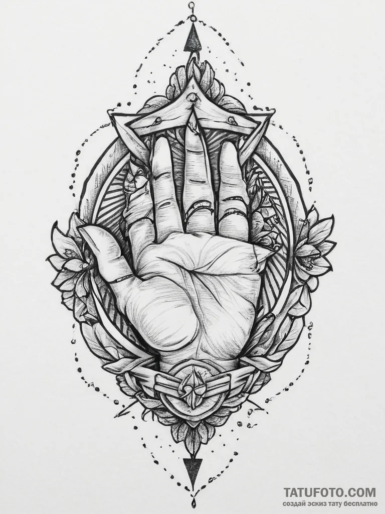 Tattoo sketch hands with a thread, tattoo fla... - эскиз тату (№1756010650_0, 24.08.2025 04:44) — Tatufoto.com