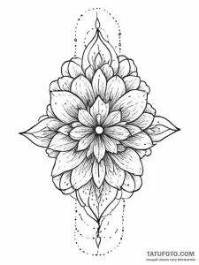 Tattoo sketch a symbolic emotion, ink illustr... - эскиз тату (№1756016130_0, 24.08.2025 06:15) — Tatufoto.com