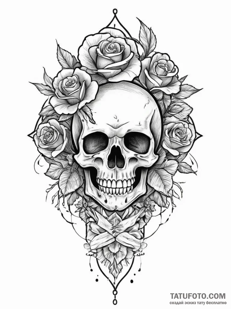 Tattoo sketch soldier with a brush, tattoo fl... - эскиз тату (№1756022131_0, 24.08.2025 07:55) — Tatufoto.com