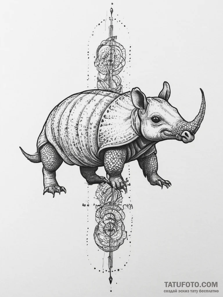 Tattoo sketch armadillo, tattoo drawing outli... - эскиз тату (№1756029142_0, 24.08.2025 09:52) — Tatufoto.com