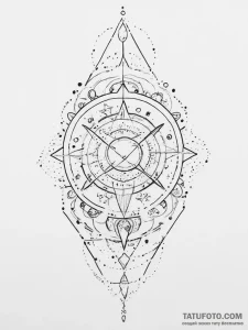 Tattoo sketch cosmic foundation - эскиз тату (№1756030348_0, 24.08.2025 10:12) — Tatufoto.com