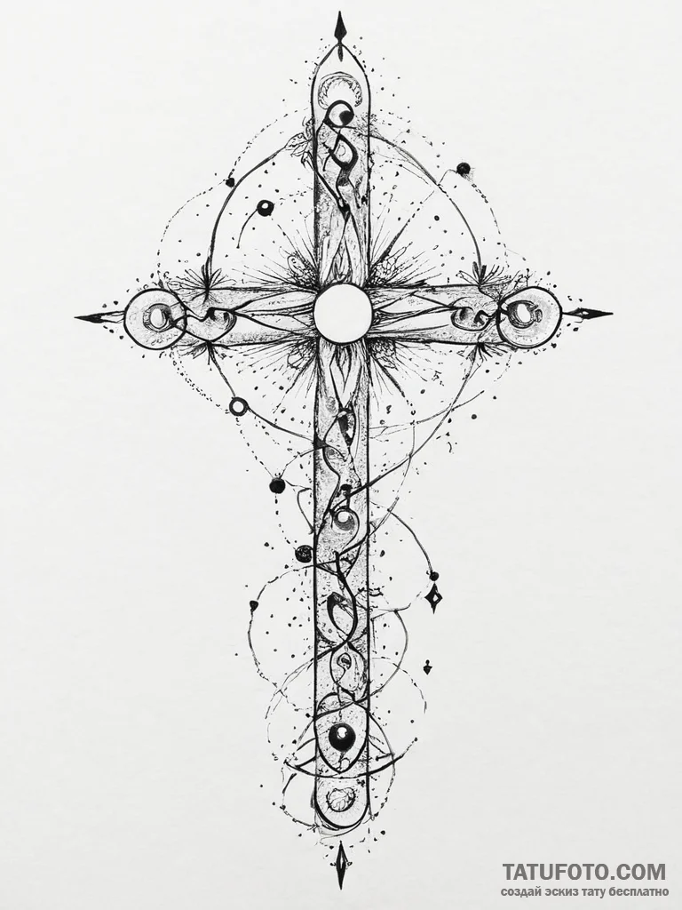 Tattoo sketch gemini constellation, tattoo fl... - эскиз тату (№1756030955_0, 24.08.2025 10:22) — Tatufoto.com