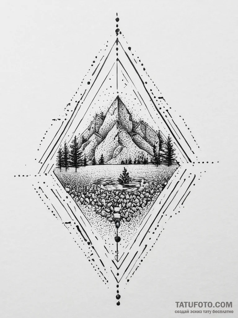 Tattoo sketch ambition, artistic tattoo sketc... - эскиз тату (№1756039566_0, 24.08.2025 12:46) — Tatufoto.com