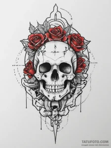 Tattoo sketch soldier with a lock, artistic t... - эскиз тату (№1756042515_0, 24.08.2025 13:35) — Tatufoto.com