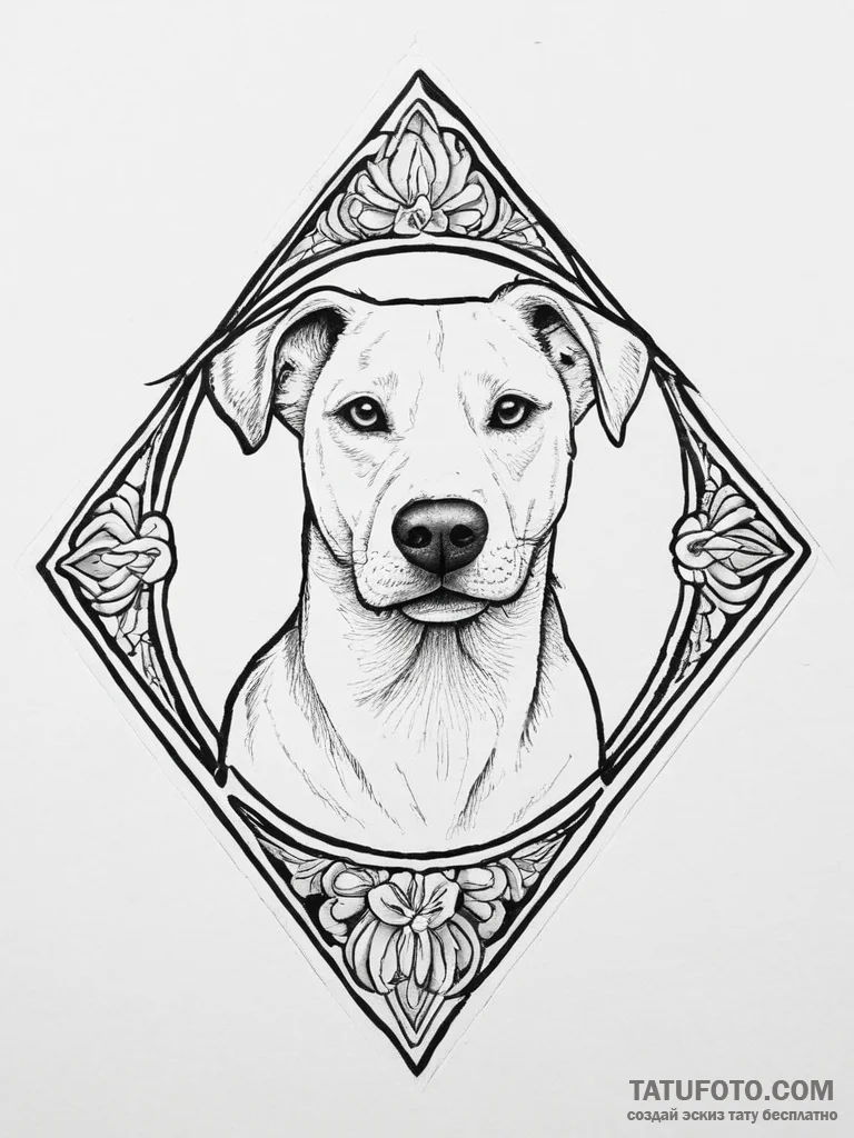 Tattoo sketch hieroglyphic symbol for "loyalt... - эскиз тату (№1756043110_0, 24.08.2025 13:45) — Tatufoto.com