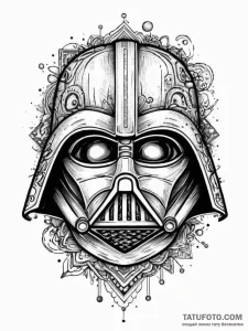 Tattoo sketch darth vader helmet, tattoo draw... - эскиз тату (№1756052744_0, 24.08.2025 16:25) — Tatufoto.com