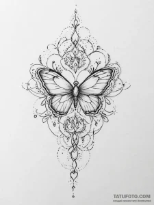 Tattoo sketch fine line tattoo - эскиз тату (№1756052939_0, 24.08.2025 16:28) — Tatufoto.com