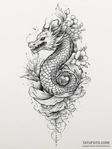 Tattoo sketch key, ink illustration for tatto... - эскиз тату (№1756055477_0, 24.08.2025 17:11) — Tatufoto.com